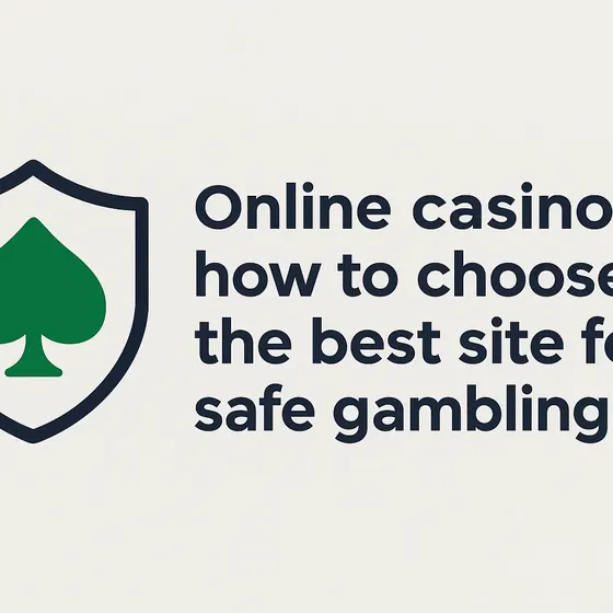 Online casinos: how to choose the best site for safe gambling